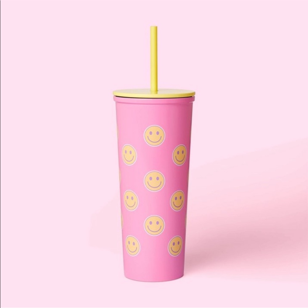 Smiley face tumbler Stoney clover lane